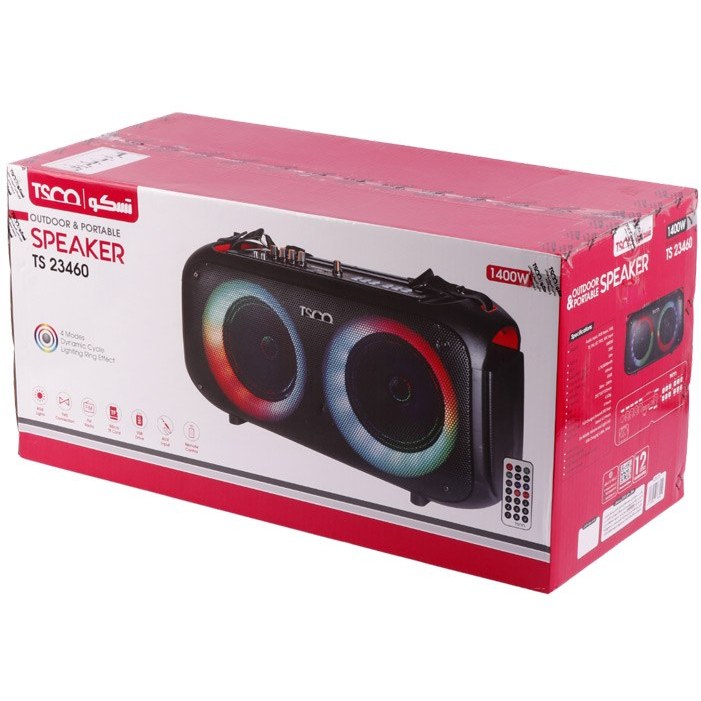  اسپیکر بلوتوثی قابل حمل تسکو مدل TS 23460